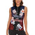 Wallis and Futuna Uvea Women Sleeveless Polo Shirt Victory Day With Frangipani