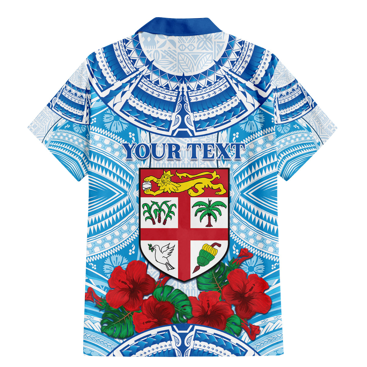Personalised Fiji Ratu Sir Lala Sukuna Day Family Matching Mermaid Dress and Hawaiian Shirt Hibiscus Tapa Pattern LT05 - Polynesian Pride