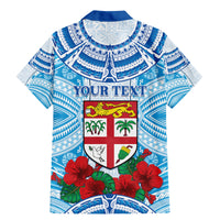 Personalised Fiji Ratu Sir Lala Sukuna Day Family Matching Mermaid Dress and Hawaiian Shirt Hibiscus Tapa Pattern LT05 - Polynesian Pride