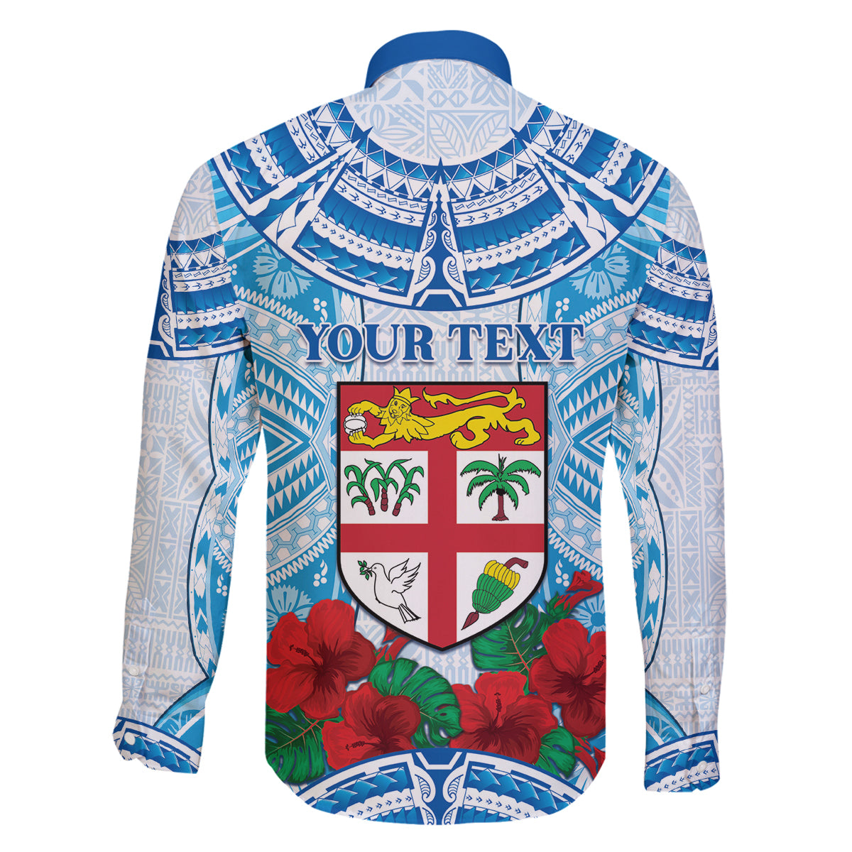 Personalised Fiji Ratu Sir Lala Sukuna Day Family Matching Mermaid Dress and Hawaiian Shirt Hibiscus Tapa Pattern LT05 - Polynesian Pride