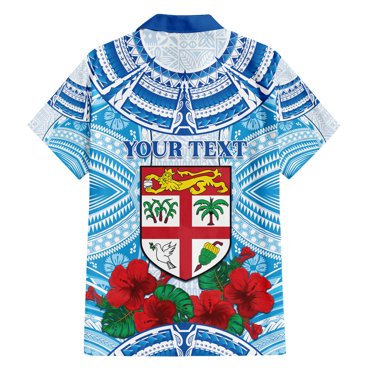 Personalised Fiji Ratu Sir Lala Sukuna Day Family Matching Off Shoulder Maxi Dress and Hawaiian Shirt Hibiscus Tapa Pattern LT05 - Polynesian Pride