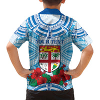 Personalised Fiji Ratu Sir Lala Sukuna Day Family Matching Summer Maxi Dress and Hawaiian Shirt Hibiscus Tapa Pattern LT05 - Polynesian Pride