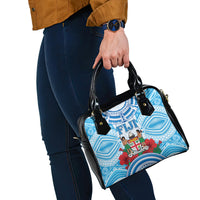 Fiji Ratu Sir Lala Sukuna Day Shoulder Handbag Hibiscus Tapa Pattern LT05 - Polynesian Pride
