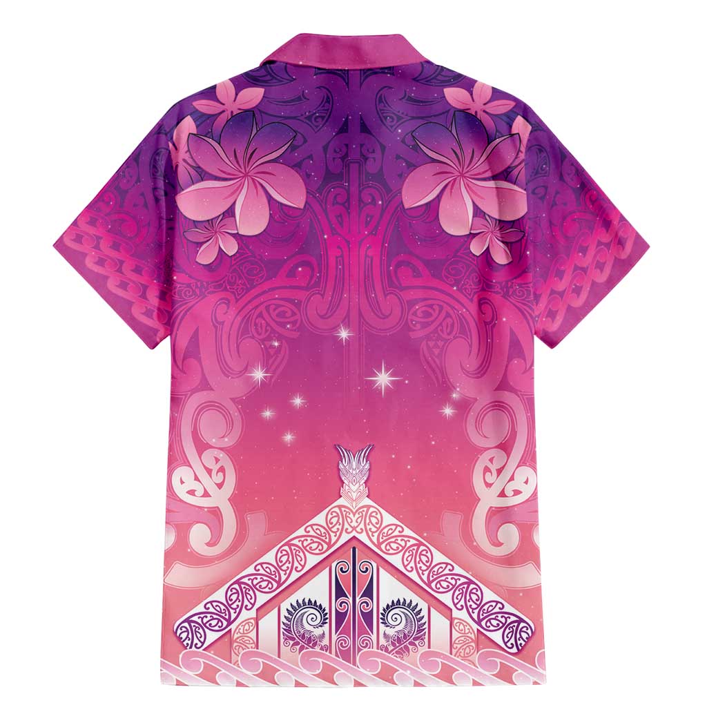 New Zealand Matariki Family Matching Mermaid Dress and Hawaiian Shirt Maori Marae Purple Galaxy LT05 - Polynesian Pride