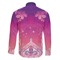 New Zealand Matariki Family Matching Puletasi and Hawaiian Shirt Maori Marae Purple Galaxy LT05 - Polynesian Pride