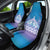 New Zealand Matariki Car Seat Cover Maori Marae Cyan Galaxy