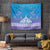 New Zealand Matariki Tapestry Maori Marae Cyan Galaxy