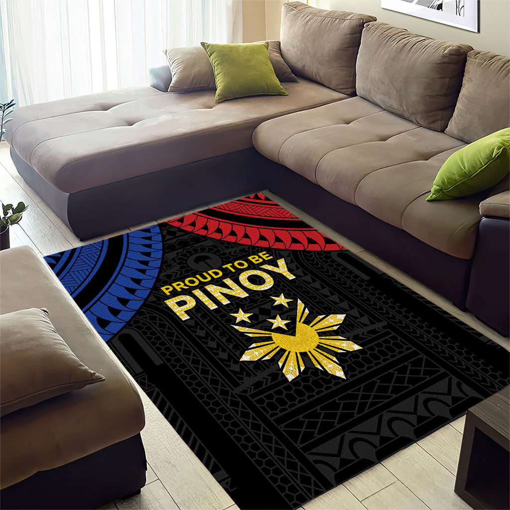 Philippines Independence Day Area Rug Proud To Be Pinoy