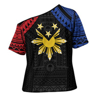 Philippines Independence Day Cross Shoulder Shirt Proud To Be Pinoy LT05 - Polynesian Pride