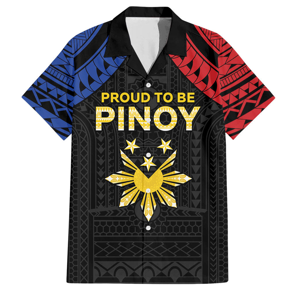Philippines Independence Day Hawaiian Shirt Proud To Be Pinoy LT05 Black - Polynesian Pride