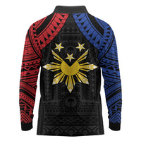 Philippines Independence Day Long Sleeve Polo Shirt Proud To Be Pinoy LT05 - Polynesian Pride