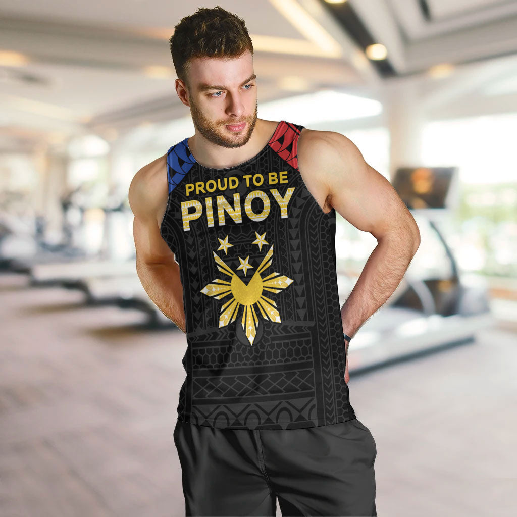 Philippines Independence Day Men Tank Top Proud To Be Pinoy