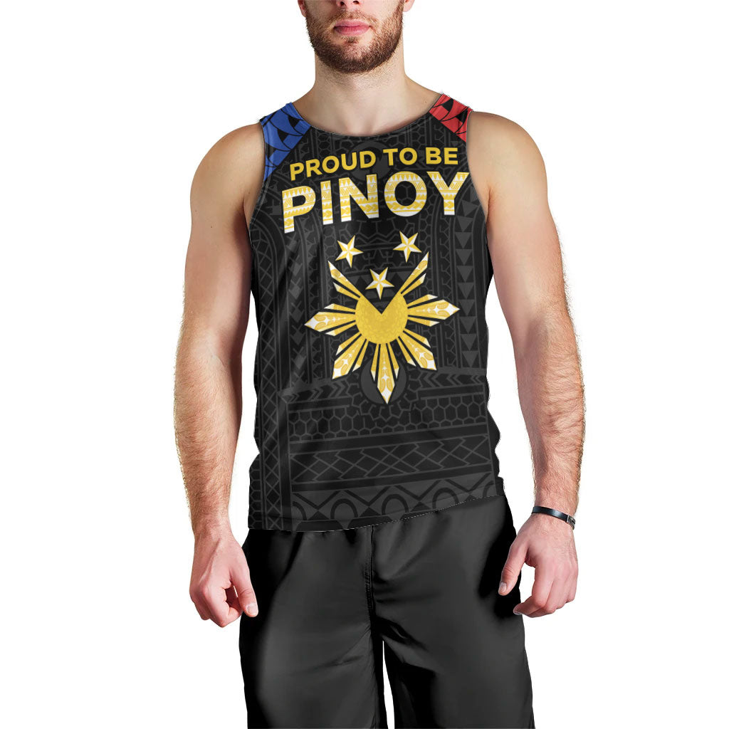 Philippines Independence Day Men Tank Top Proud To Be Pinoy