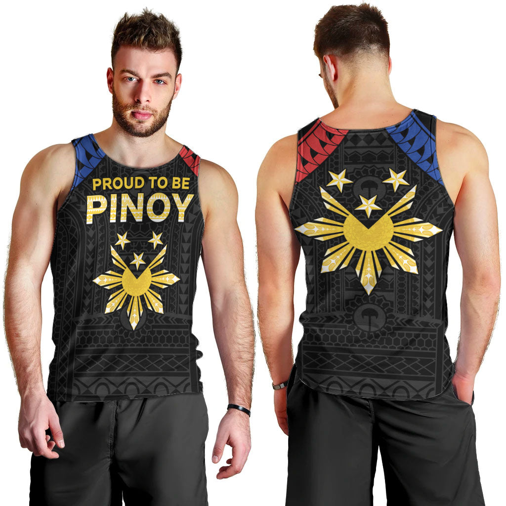 Philippines Independence Day Men Tank Top Proud To Be Pinoy
