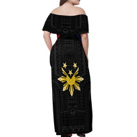 Philippines Independence Day Off Shoulder Maxi Dress Proud To Be Pinoy