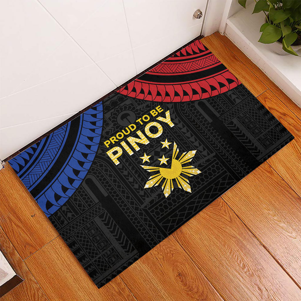 Philippines Independence Day Rubber Doormat Proud To Be Pinoy
