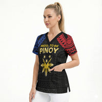 Philippines Independence Day Scrub Top Proud To Be Pinoy