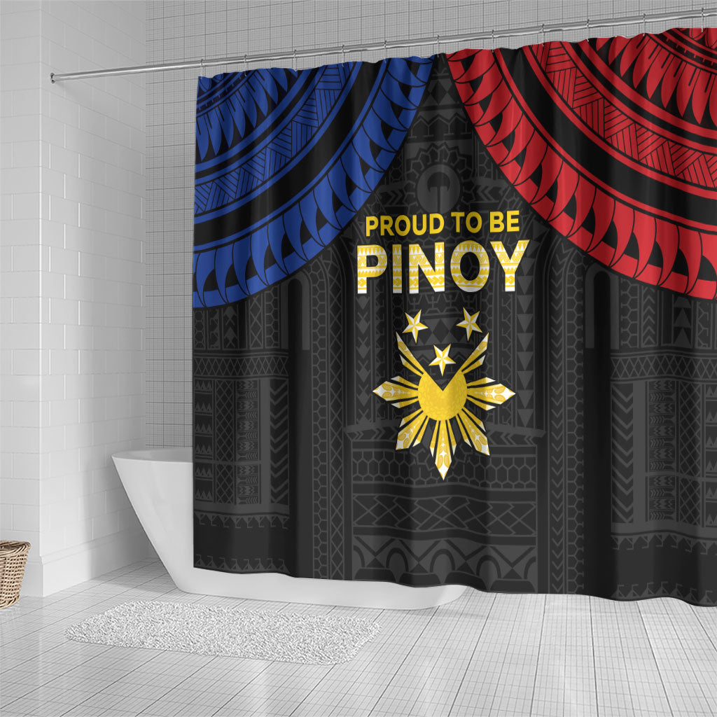 Philippines Independence Day Shower Curtain Proud To Be Pinoy