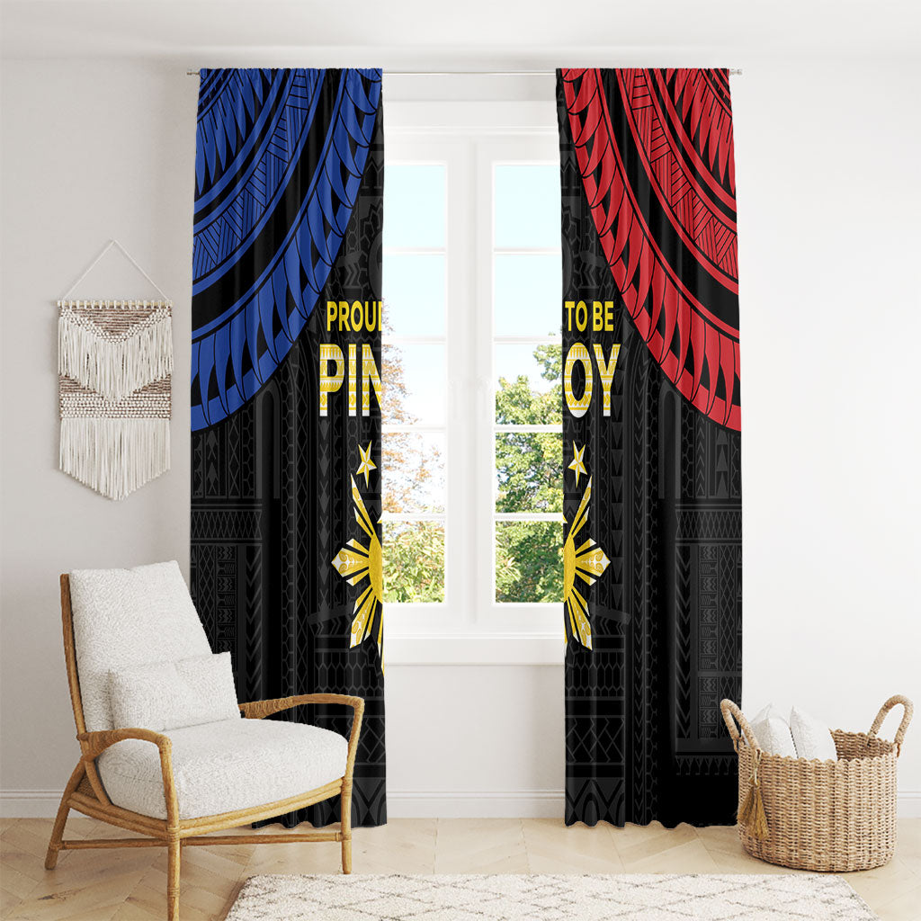 Philippines Independence Day Window Curtain Proud To Be Pinoy