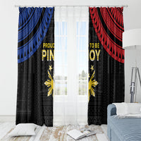 Philippines Independence Day Window Curtain Proud To Be Pinoy