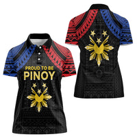 Philippines Independence Day Women Polo Shirt Proud To Be Pinoy