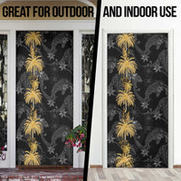 Hawaiian Honu And Surfboards Door Cover Gold Style LT05 - Polynesian Pride