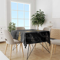 Hawaiian Honu And Surfboards Tablecloth Gold Style - Polynesian Pride