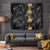 Hawaiian Honu And Surfboards Tapestry Gold Style - Polynesian Pride