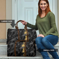 Hawaiian Honu And Surfboards Travel Bag Gold Style - Polynesian Pride