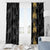 Hawaiian Honu And Surfboards Window Curtain Gold Style - Polynesian Pride