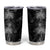 Hawaiian Honu And Surfboards Tumbler Cup Silver Style - Polynesian Pride