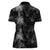 Hawaiian Honu And Surfboards Women Polo Shirt Silver Style - Polynesian Pride