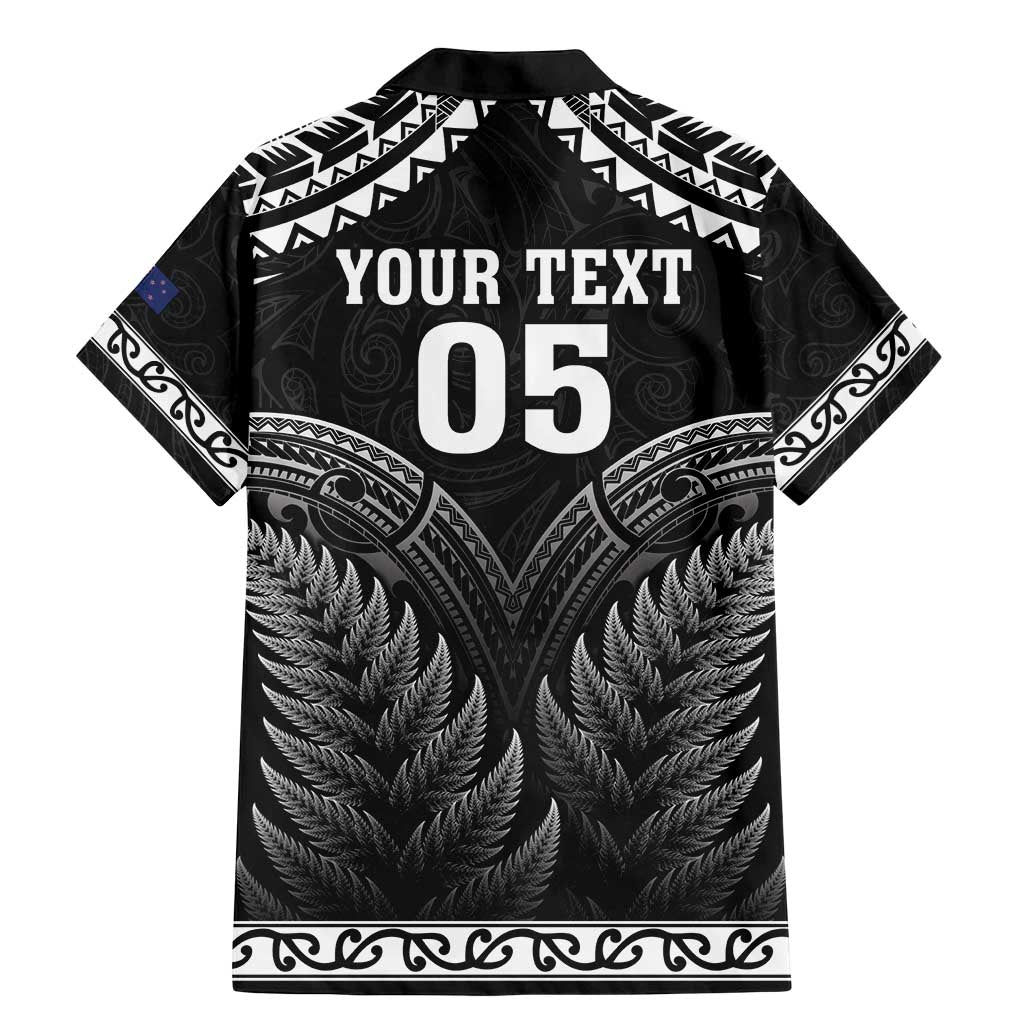 Custom New Zealand Maori Tiki Rugby Family Matching Mermaid Dress and Hawaiian Shirt Go Aotearoa Maori Pattern LT05 - Polynesian Pride