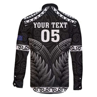 Custom New Zealand Maori Tiki Rugby Family Matching Mermaid Dress and Hawaiian Shirt Go Aotearoa Maori Pattern LT05 - Polynesian Pride
