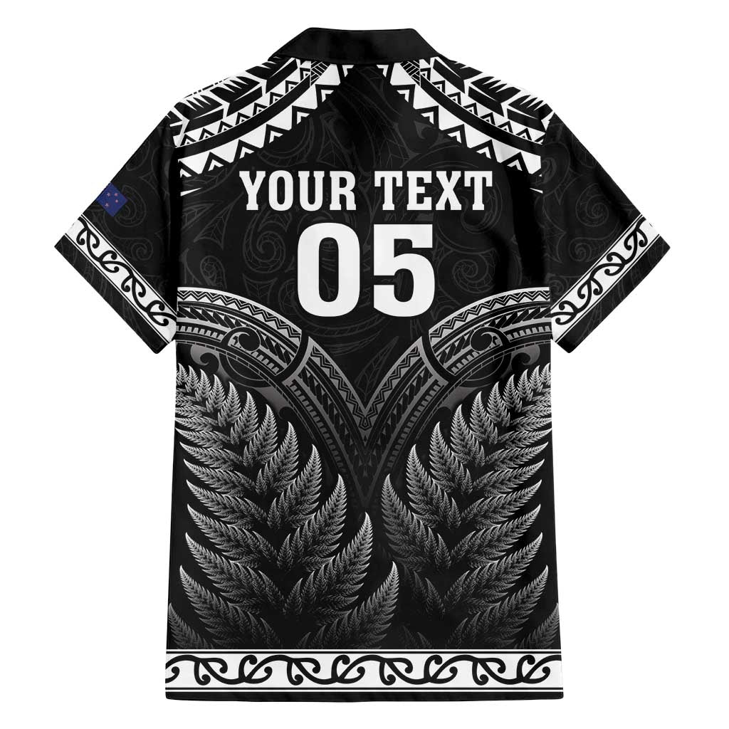 Custom New Zealand Maori Tiki Rugby Family Matching Tank Maxi Dress and Hawaiian Shirt Go Aotearoa Maori Pattern LT05 - Polynesian Pride