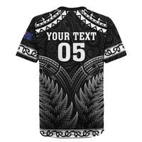 Custom New Zealand Maori Tiki Rugby Rugby Jersey Go Aotearoa Maori Pattern