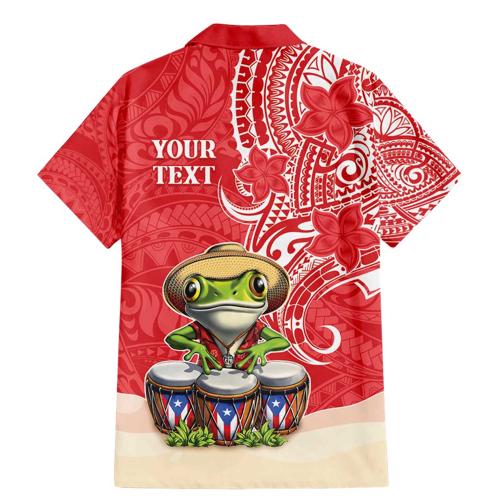 Personalized Puerto Rico Family Matching Mermaid Dress and Hawaiian Shirt Coqui Frog With Polynesian Pattern LT05 - Polynesian Pride