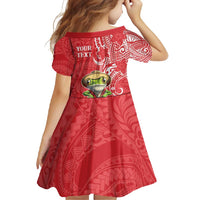 Personalized Puerto Rico Family Matching Summer Maxi Dress and Hawaiian Shirt Coqui Frog With Polynesian Pattern LT05 - Polynesian Pride