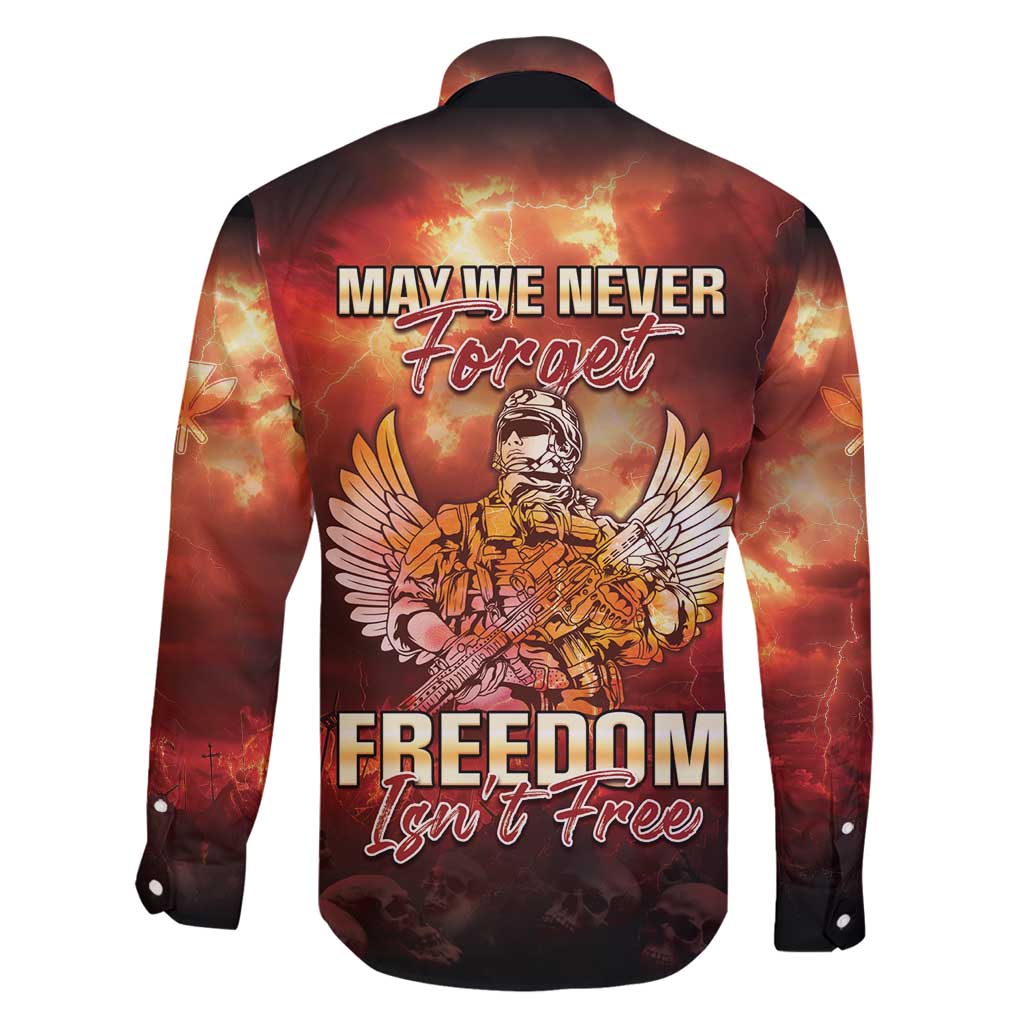 Hawaii Veterans Day Family Matching Puletasi and Hawaiian Shirt May We Never Forget Freedom Isn't Free LT05 - Polynesian Pride