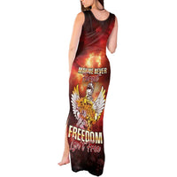 Hawaii Veterans Day Tank Maxi Dress May We Never Forget Freedom Isn't Free LT05 - Polynesian Pride
