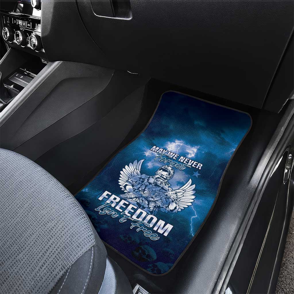 Federated States of Micronesia Veterans Day Car Mats May We Never Forget Freedom Isn't Free