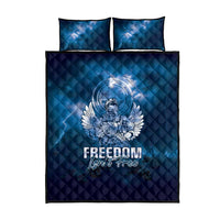 Federated States of Micronesia Veterans Day Quilt Bed Set May We Never Forget Freedom Isn't Free LT05 - Polynesian Pride