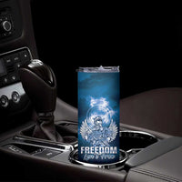 Federated States of Micronesia Veterans Day Skinny Tumbler May We Never Forget Freedom Isn't Free LT05 - Polynesian Pride