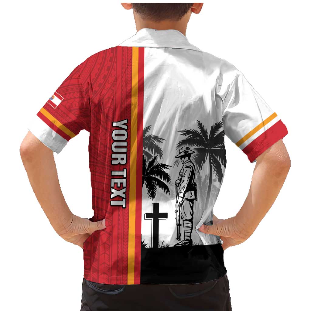 French Polynesia Armistice Day Family Matching Mermaid Dress and Hawaiian Shirt Lest We Forget Flag Style LT05 - Polynesian Pride