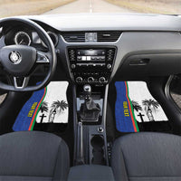 New Caledonia Armistice Day Car Mats Lest We Forget Flag Style LT05 Set 2pcs - Front Navy - Polynesian Pride