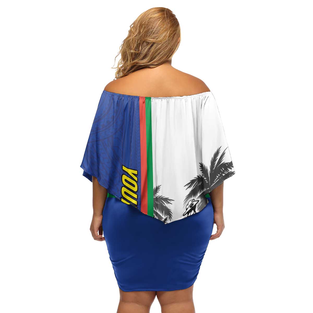 New Caledonia Armistice Day Family Matching Off Shoulder Short Dress and Hawaiian Shirt Lest We Forget Flag Style LT05 - Polynesian Pride