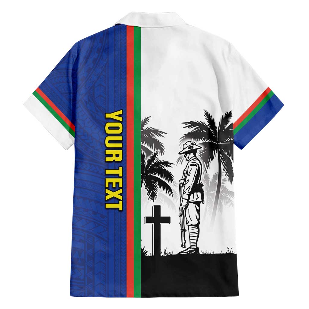 New Caledonia Armistice Day Family Matching Summer Maxi Dress and Hawaiian Shirt Lest We Forget Flag Style LT05 - Polynesian Pride