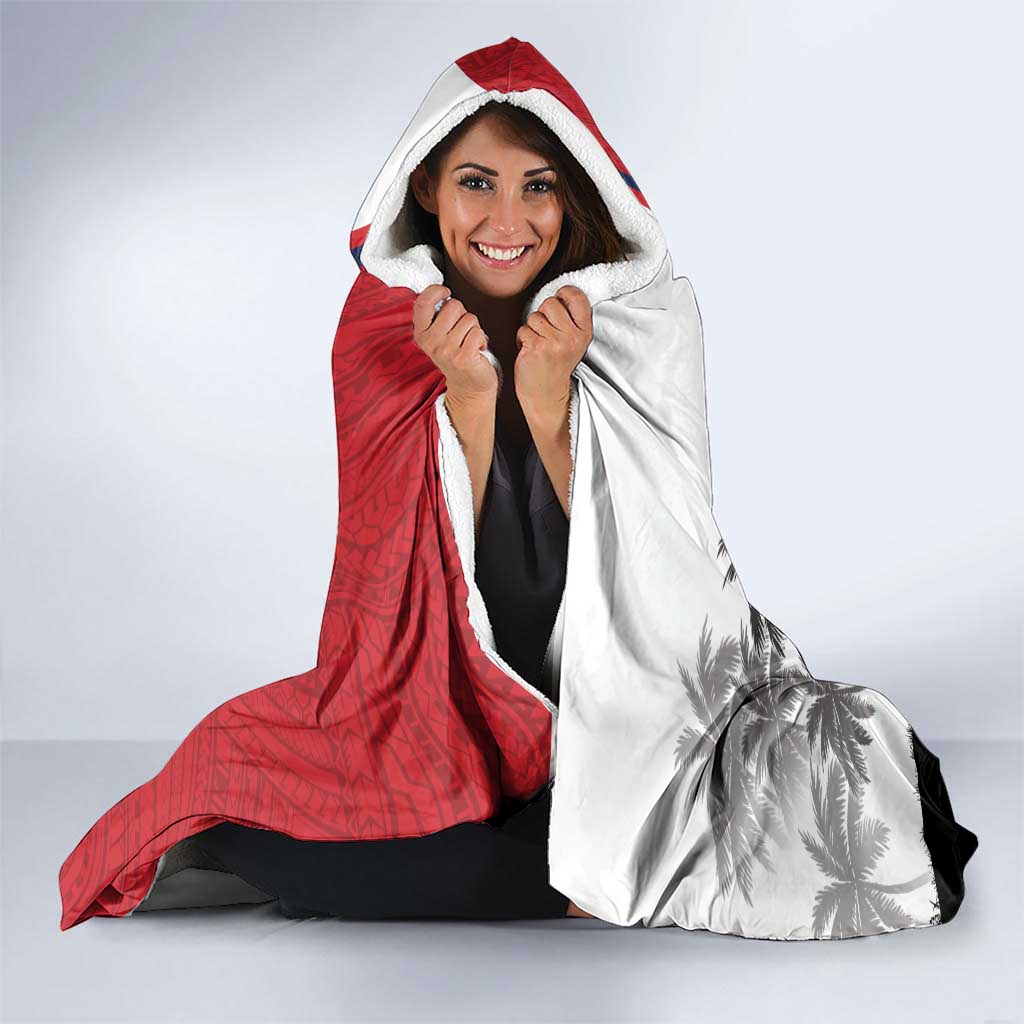Wallis and Futuna Armistice Day Hooded Blanket Lest We Forget Flag Style LT05 - Polynesian Pride