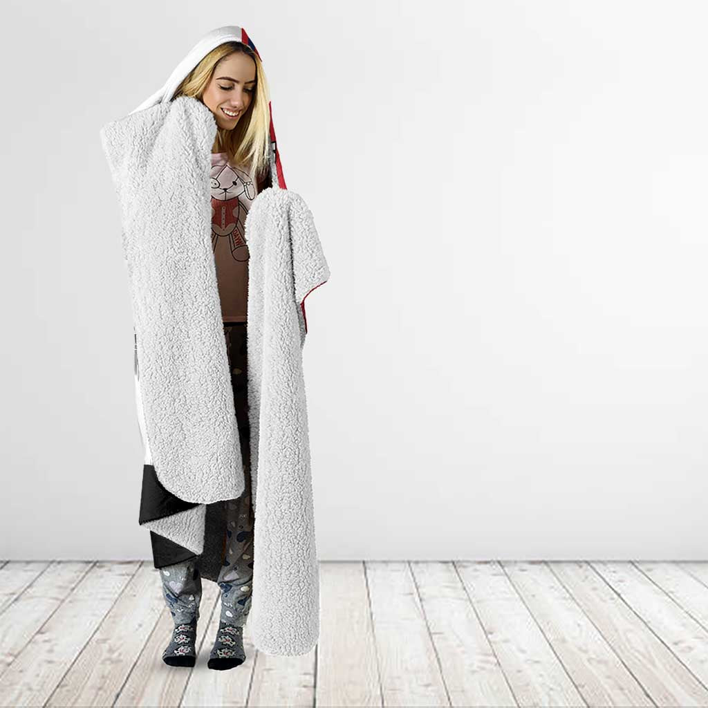 Wallis and Futuna Armistice Day Hooded Blanket Lest We Forget Flag Style LT05 - Polynesian Pride