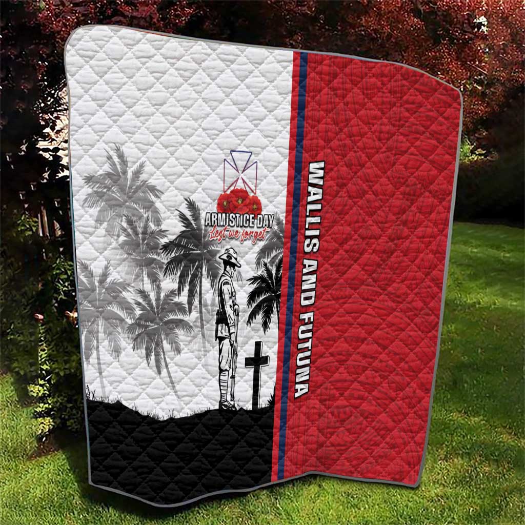 Wallis and Futuna Armistice Day Quilt Lest We Forget Flag Style LT05 - Polynesian Pride